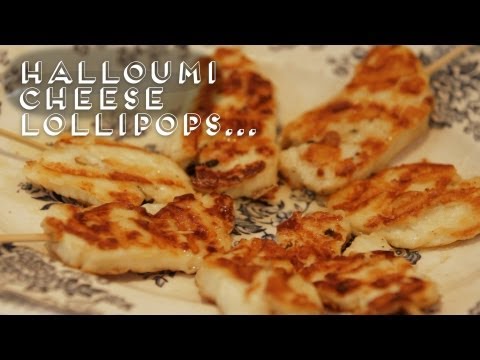 Halloumi Cheese Lollipops - Easy Canapés