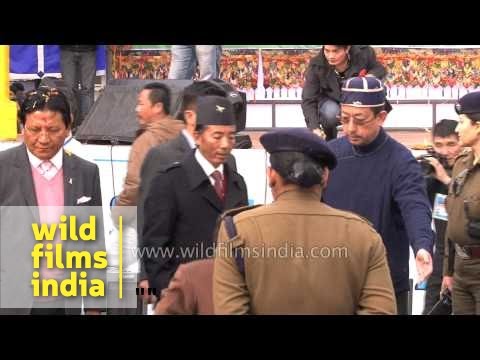 Dr. Pawan Chamling CM of Sikkim attends closing ceremony of Sikkim Winter Carnival 2014