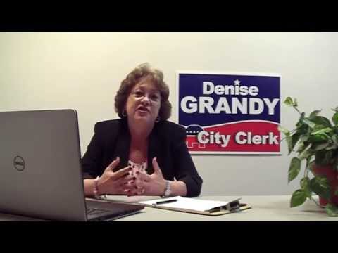 Denise Grandy for City Clerk.  Meriden, CT 2015 Municipal Election