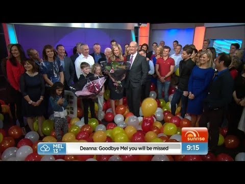 Channel Seven - Sunrise - Melissa Doyle's final show (9/8/2013)