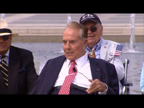 Bob Dole jokes he’s running for president in 2016