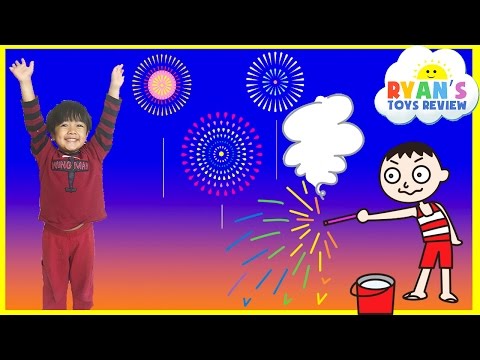 Playing with Fireworks Family Fun Night 4th of July Ryan ToysReview