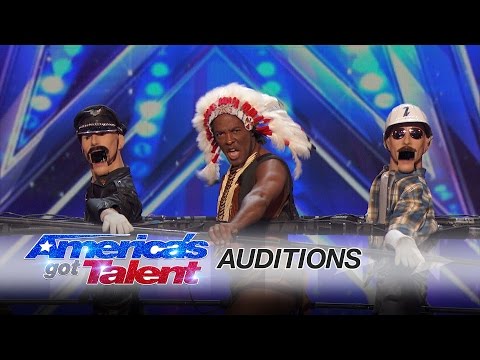 Christopher: 54-Year-Old Performer Recreates the Village People's "YMCA" - America's Got Talent 2016