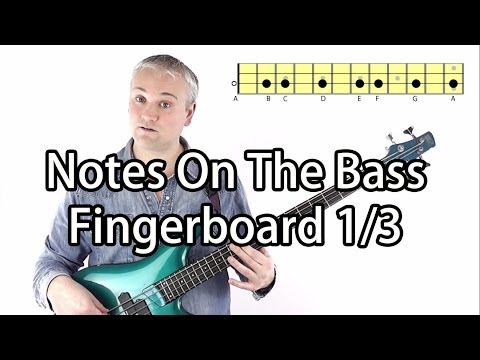 How To Learn Notes On The Bass Guitar 1/3 (L#28)