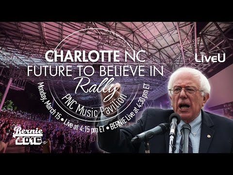 Bernie Sanders LIVE in Charlotte, North Carolina