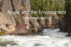 Apple and the Environment. See our progress.