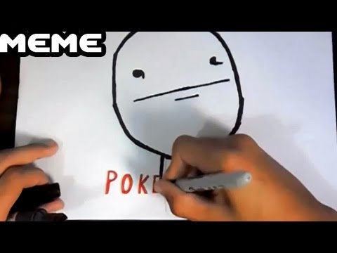 desenhando meme POKER FACE ._.  (desenhando meme #17)