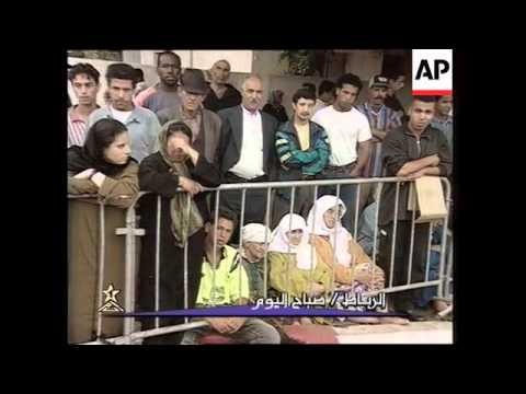 MOROCCO: PREPARATIONS FOR THE FUNERAL OF KING HASSAN II (2)