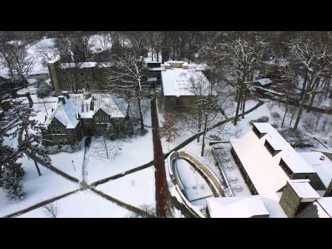 Haverford College in Winter