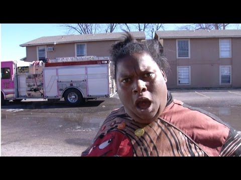 Michelle Dobyne Viral Fire Interview It's Poppin the building is on fire Casa Linda Apartments Tulsa