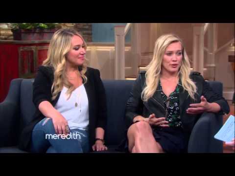 Hilary Duff and Haylie Duff on the Meredith Show (17 September 2015)