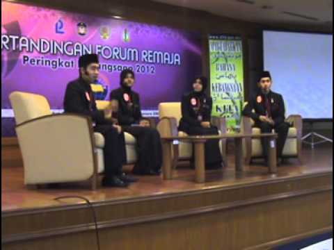 Forum Remaja Peringkat Kebangsaan 2012 - Kedah ( Naib Johan & Ahli Panel Terbaik ).