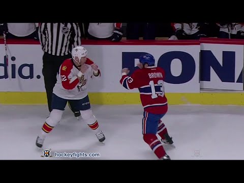 Shawn Thornton vs Mike Brown Mar 15, 2016