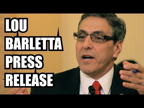 Rep Lou Barletta Issues Press Release That Clinton Is Above The Law and FBI Failed Us