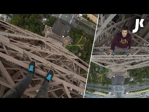 Climbing the Eiffel Tower!