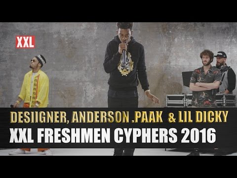 Desiigner, Lil Dicky & Anderson .Paak's XXL Freshmen Cypher 2016