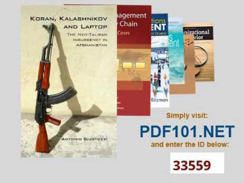 Koran Kalashnikov and Laptop The Neo Taliban Insurgency in Afghanistan 2002 2007