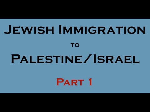 10 Facts - Jewish immigration to Palestine/Israel? (1800-1947)