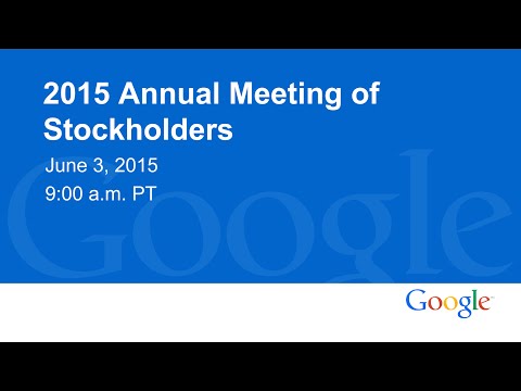 2015 Annual Meeting of Stockholders