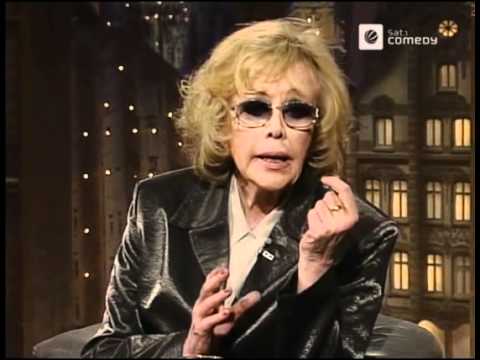 Hildegard Knef bei Harald Schmidt Show - 25.04.1996