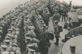 Australian troops on the deck of the battleship Prince of Wales, just before the Gallipoli landing.