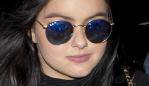 Ariel Winter wearing daisy duke shorts and her friends who were All wearing sunglasses were seen arriving at 'The Nice Guy' bar in West Hollywood, CA