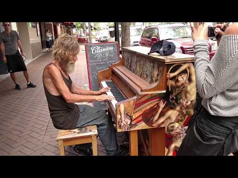 Homeless Man Plays Piano Beautifully (Sarasota, FL) (ORIGINAL)