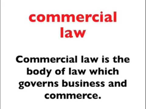 Advanced Business English Vocabulary Lesson for ESL - Commercial Law, 2