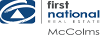 Logo for McColms First National