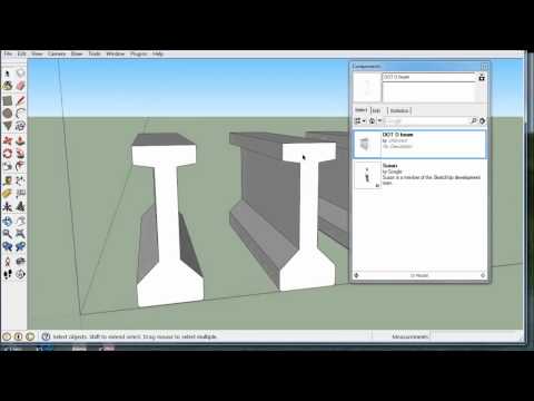 Introduction to groups and components (in Sketchup)