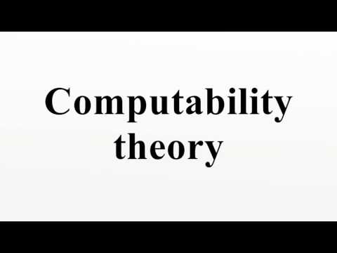 Computability theory