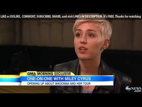 Miley Cyrus Hits the Road After Duet With Madonna [2-03-2014]