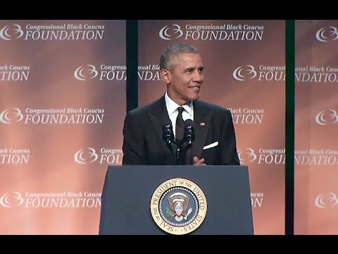 The President Addresses the Congressional Black Caucus