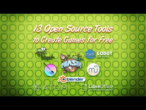 13 free Open Source software to make your games!