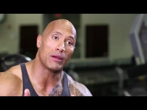 Dwayne Johnson! Muscle & Fitness (Behind the Scenes)