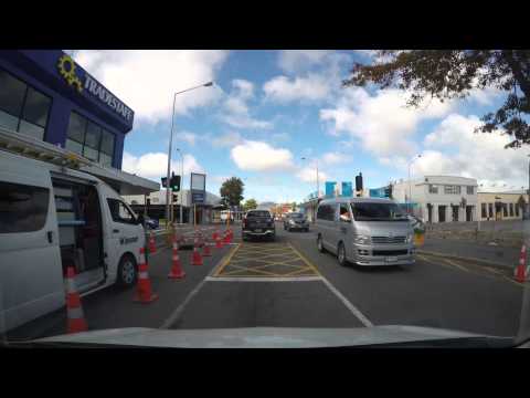 Driving in New Zealand: Colombo Street, Christchurch 4K UHD