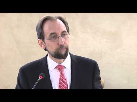 UN High Commissioner for Human Rights - speech to the Human Rights Council