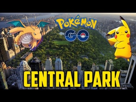 Pokemon Go - Central Park, New York City Pokemon Hunting Gameplay!