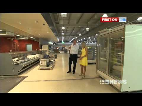 New Coles Ipswich store - sneak peek 15 Jan 2013