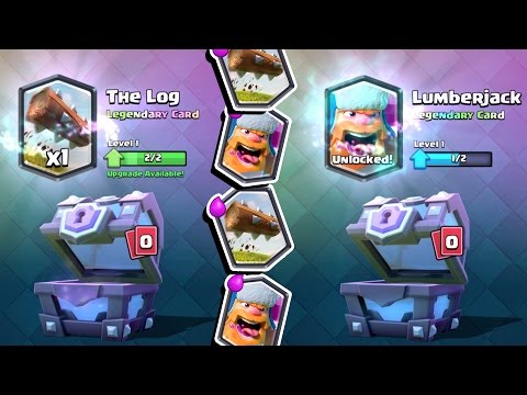 Clash Royale HUNTING FOR LOG & LUMBERJACK! Super Magical Chest Opening & Tournament Announcement