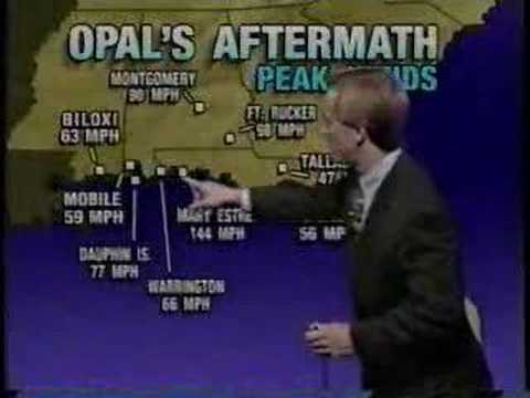 WS 4000 and Hurricane Opal Coverage - Oct 5th, 1995