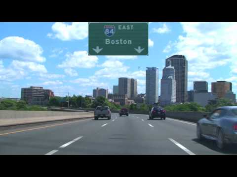 I-84 East Through Hartford, CT