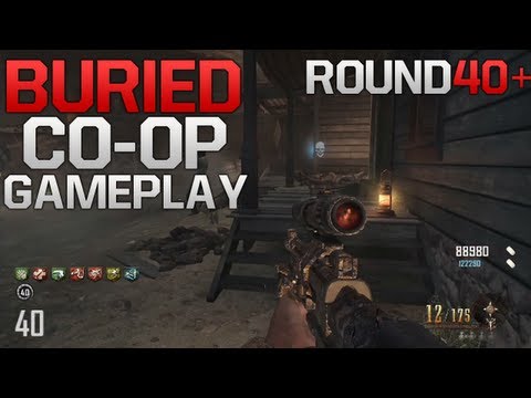 Buried Round 40+ Co-Op Live Commentary w/ UltimateGhillie (Black Ops 2 Zombies)