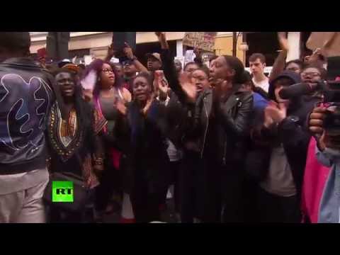 Black Lives Matter activists hold solidarity rally in London