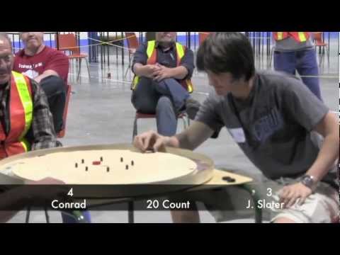 2012 World Crokinole Championships Finals - Conrad v Slater 4/4