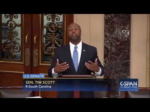 Sen. Tim Scott (R-SC) three speeches on Race Relations (C-SPAN)