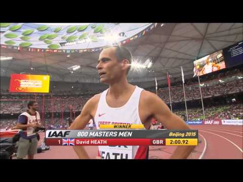 M50  800m Masters IAAF World Championships Beijing 2015