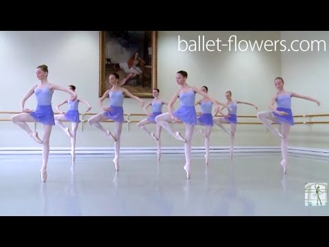 Vaganova Ballet Academy. Exercises on pointe, Classical Dance Exam. Girls, 4th class. 2015