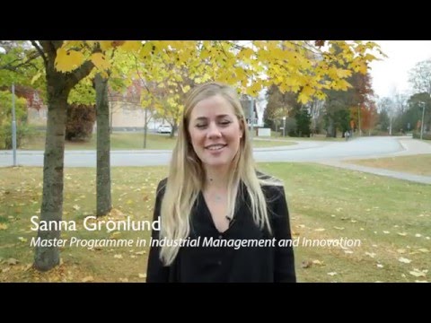 Master Programme in Industrial Management and Innovation - Uppsala University