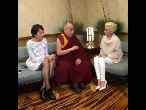 Lady Gaga and Dalai Lama talk kindness